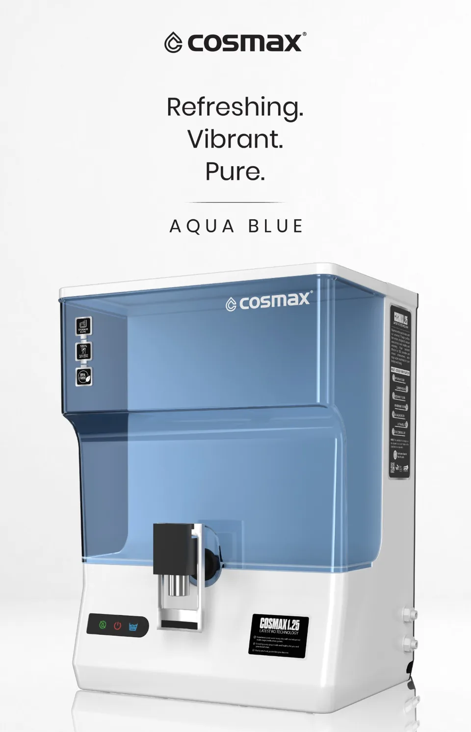 Cosmax — Aqua Blue — supplied catalogue photo